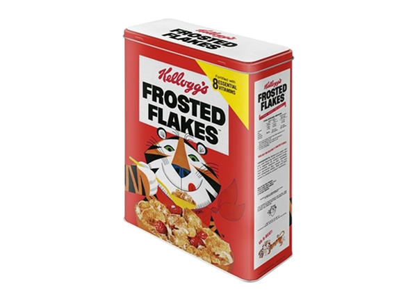 Жестяная коробка Kellogg's Frosted Flakes Tony Tiger punane 4 л