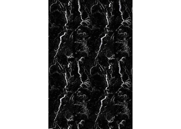 Занавеска для душа Marble черная 200x180 см