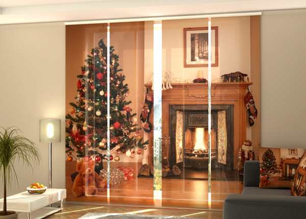 Затемняющая панельная штора Fireplace 240x240 см