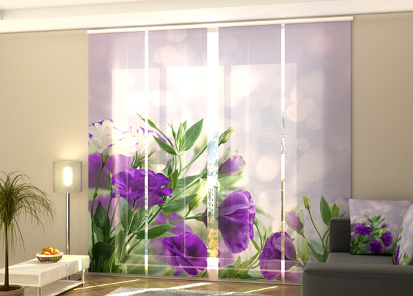 Затемняющая панельная штора Purple Eustoma 240x240 см