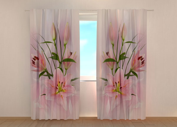 Затемняющая штора Princess Lilies 240x220 cm