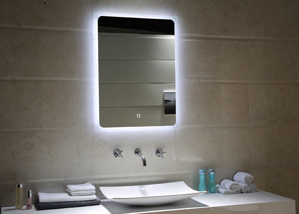 Зеркало с LED подсветкой NordHome 50x70 см