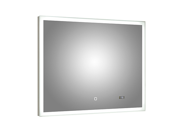 Зеркало с часами и LED-подветкой 22