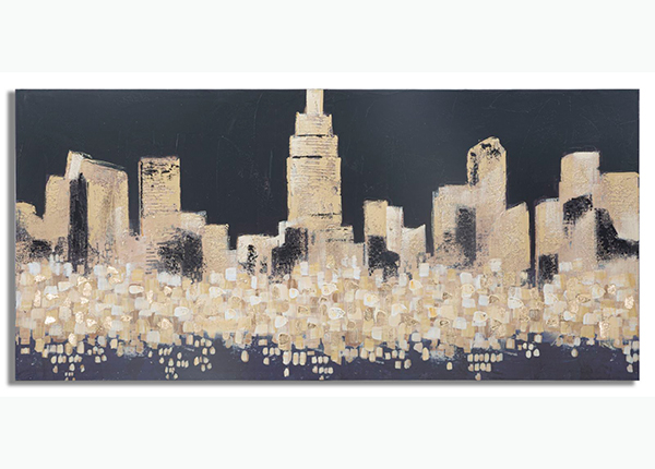 Картина Golden City 150x70 cm
