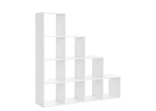 Книжная полка 129,5x129,5 см белая