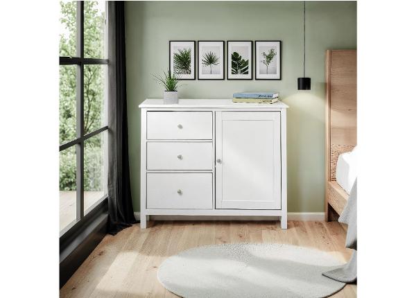 Комод Chilly Home 3+1, Белый