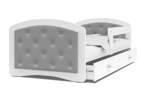 Комплект детской кровати 80x160 cm, белый/серый