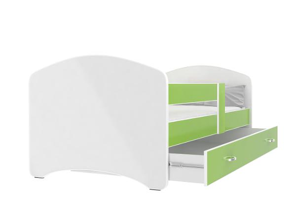 Комплект детской кровати 80x180 cm, зелёный