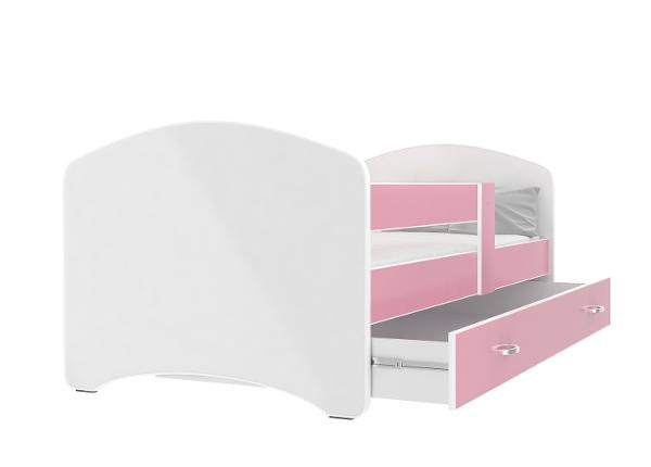 Комплект детской кровати 80x180 cm, розовый