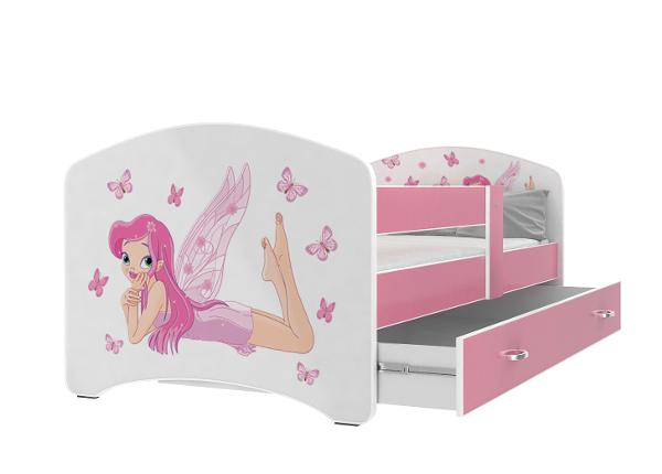 Комплект детской кровати 80x180 cm, розовый/nr 4