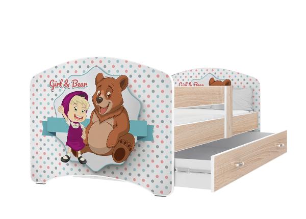 Комплект детской кровати 80x180 cm, сонома/nr 46