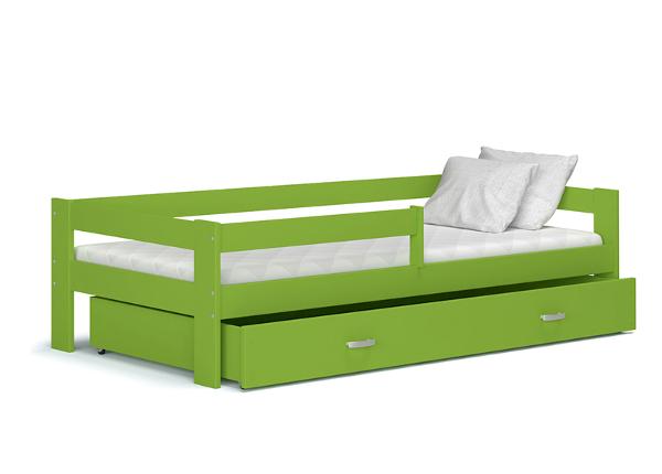 Комплект детской кровати 80x190 cm, зелёный