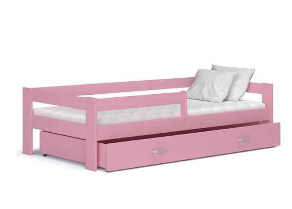 Комплект детской кровати 80x190 cm, розовый