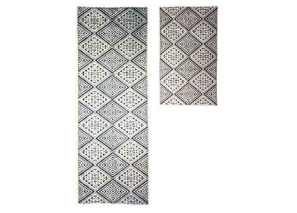 Комплект ковров Rhombus 50x80 cm + 50x150 cm