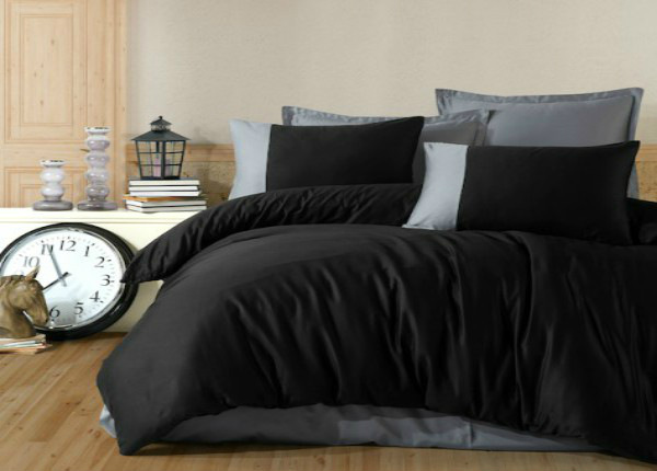 Комплект постельного белья Pure V1 Black 200x220 см