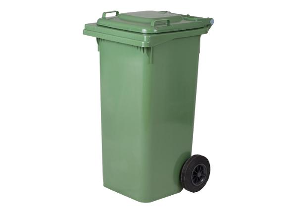 Контейнер для мусора 120л, зеленый