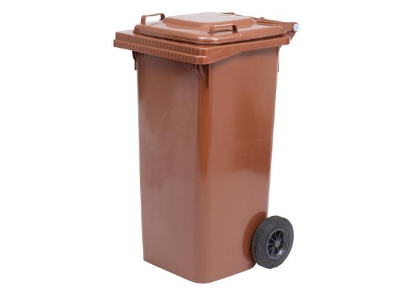 Контейнер для мусора 240л, коричневый