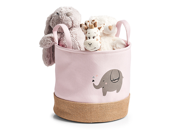 Корзина для игрушек Слон Ø 30x29 см