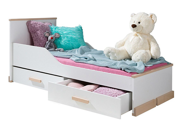 Кровать 90x200 cm + ящики кроватные