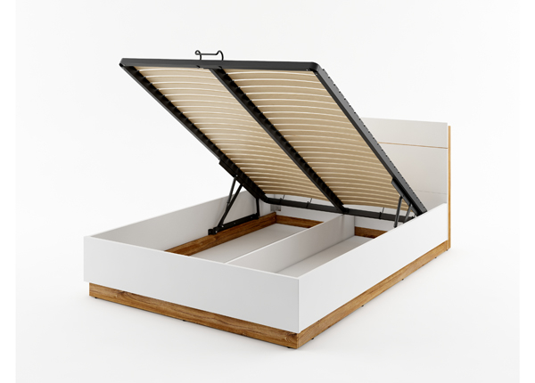 Кровать с ящиком 160x200 см + освещение