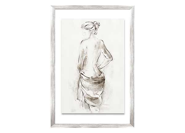 Масляная картина Женщина с шарфом 50х70 см