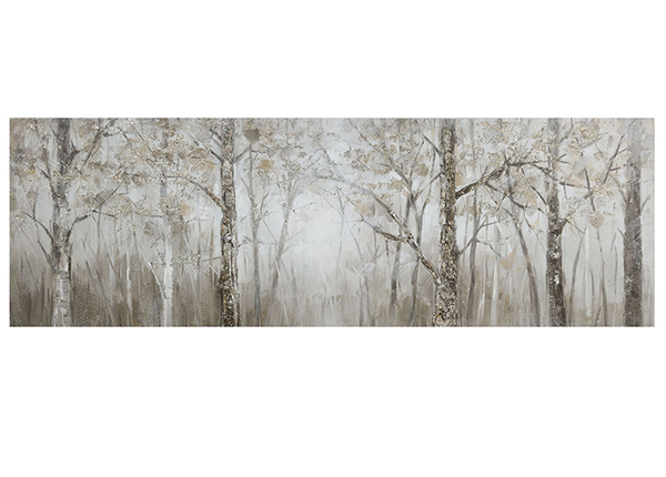 Масляная картина Лес 50x150 см