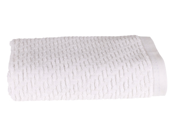Махровое полотенце Bricks, белый 48x90 cm