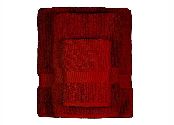 Махровые полотенца Frida винно-красный 33x50 cm, 2 шт