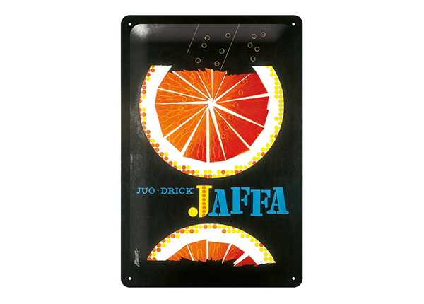 Металлический постер в ретро-стиле Jaffa 20x30 см
