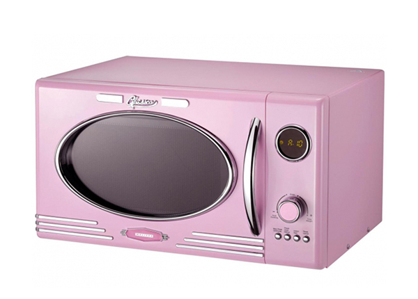 Микроволновая печь Мелисса, розовая