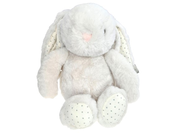 Мягкая игрушка кролик серый 30 см