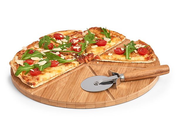 Набор для пиццы, основа и нож
