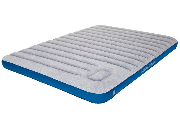 Надувная кровать crossbeam double extra long светло-серый / синий High Peak