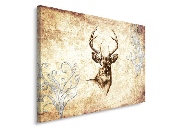 Настенная картина Deer's head 1 30x40 см