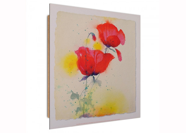 Настенная картина Poppies 3D 30x30 см