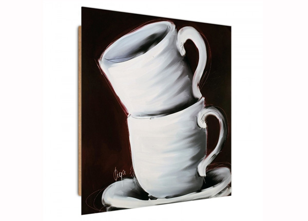 Настенная картина Two cups 3D 30x30 см