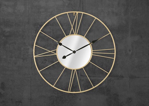 Настенные часы Glam Ø80 см, золото/черный
