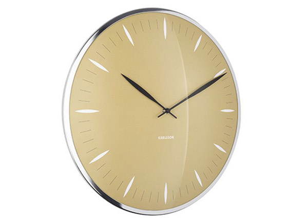 Настенные часы Leaf Jungle жёлтый Ø 40 cm
