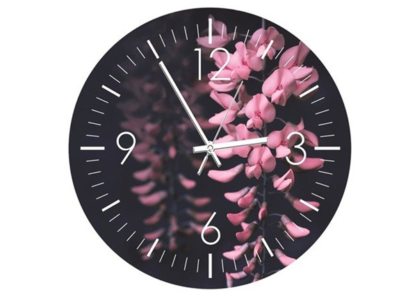 Настенные часы с изображением Acacia flowers