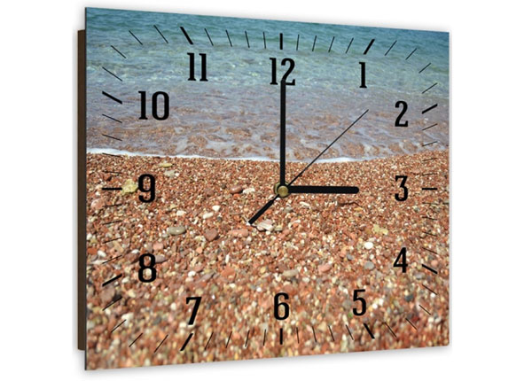 Настенные часы с изображением Sea shore