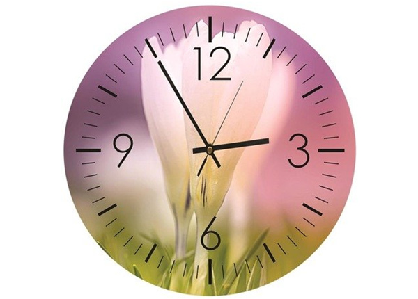 Настенные часы с изображением White crocus