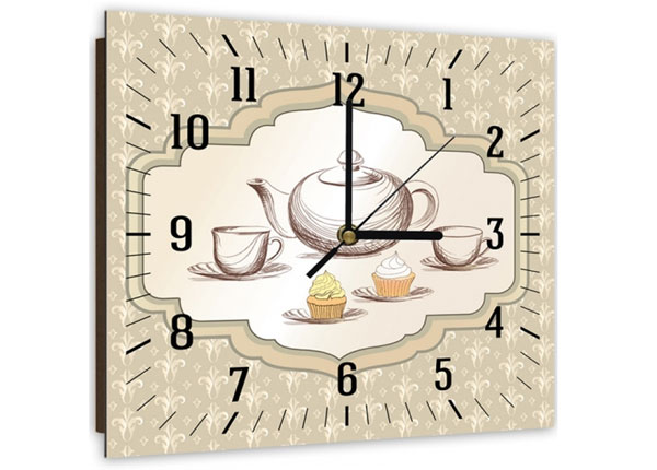 Настенные часы с картиной Tea time 1