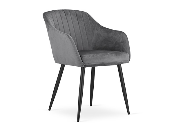 Обеденные стулья Daxo 2 шт, тёмно-серый