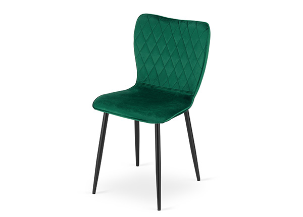Обеденные стулья Fox 4 шт, тёмно-зелёный