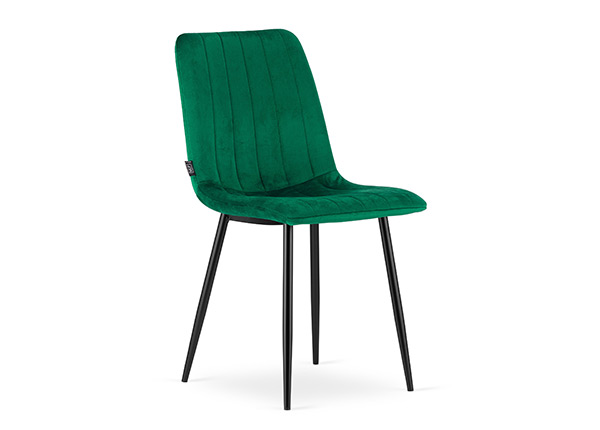 Обеденные стулья Lava 4 шт, тёмно-зелёный