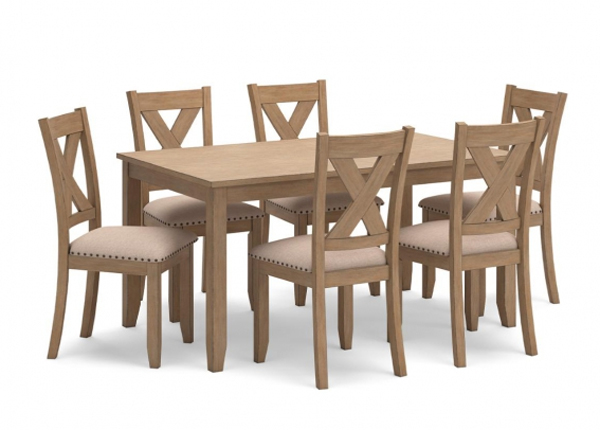 Обеденный стол 152x91 cm + 6 стульев