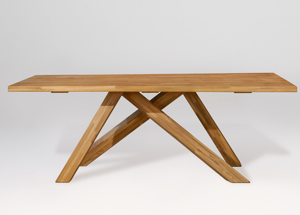 Обеденный стол из массива дуба Dexter 1 200x100 cm