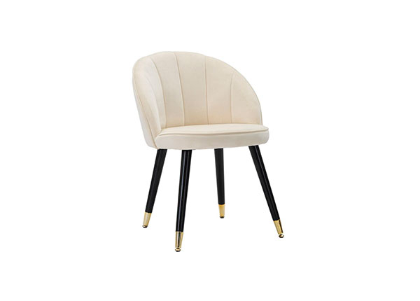 Обеденный стул Glam, кремовый/золотистый/чёрный