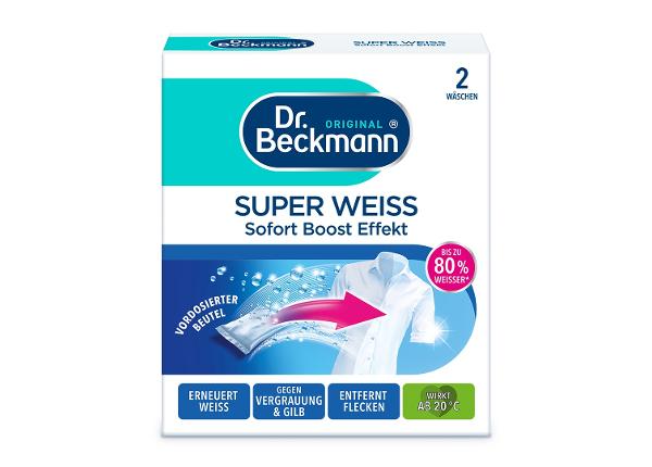 Отбеливатель для белья Super White Dr.Beckmann 2 шт