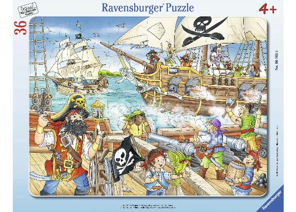 Пазл Ravensburger 36 деталей Пиратский корабль